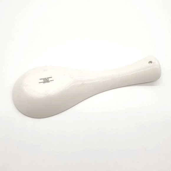 Poppy Pettertree Gracie China Spoon Rest Collection Red Floral Stove Cooking - Picture 4 of 6